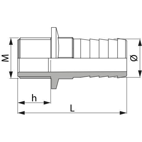 Antgalis 1/2" - 10mm 1032210 1