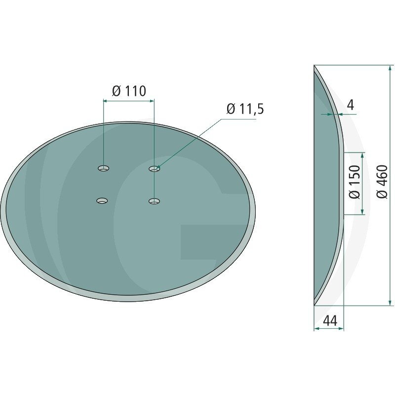 Diskas 460mm