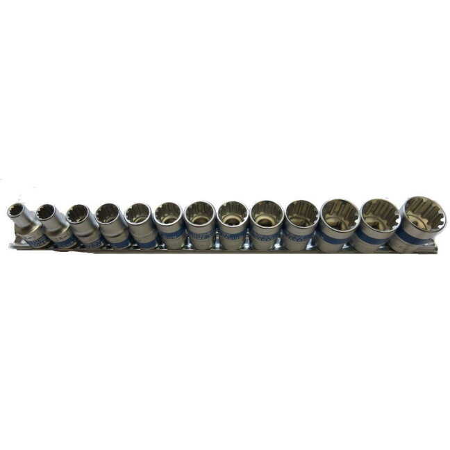 Galvučių SPLINE rinkinys 1/2, 13vnt 1 Galvučių SPLINE rinkinys 1/2, 13vnt 1