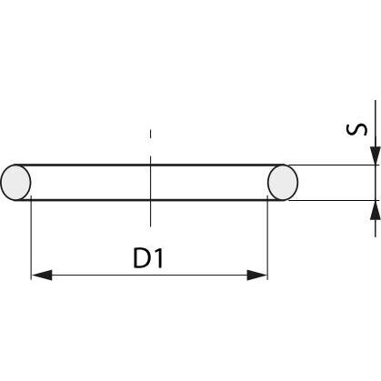 Guminis žiedas 14x3mm G10020 2