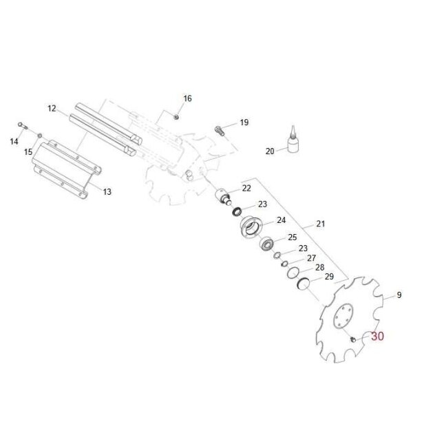 Horsch varžtas M12x45 360414 1 Horsch varžtas M12x45 360414 1