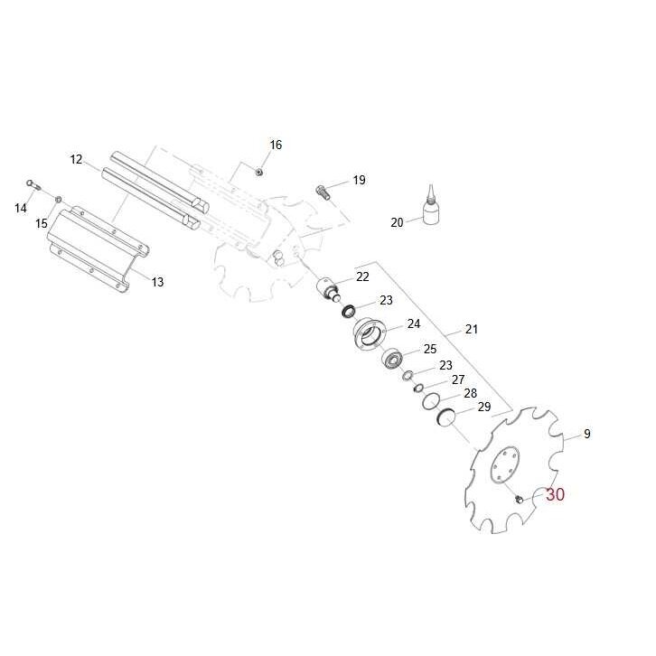 Horsch varžtas  M12x45 360414 1