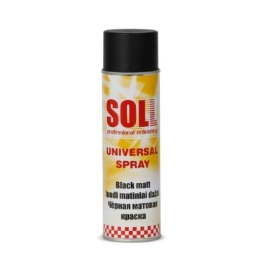 Juodi matiniai dažai 500ml Juodi matiniai dažai 500ml