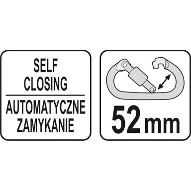 Karabinas 52mm