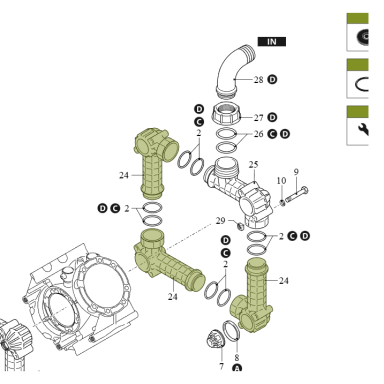Konvektoriaus sujungimas 3280040
