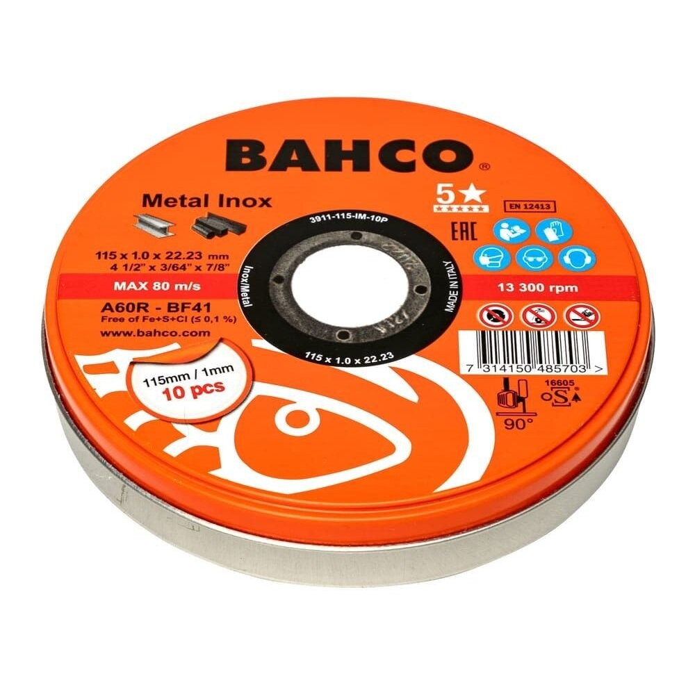 Metalo pjovimo diskas 125x1 Bacho (10vnt) 1