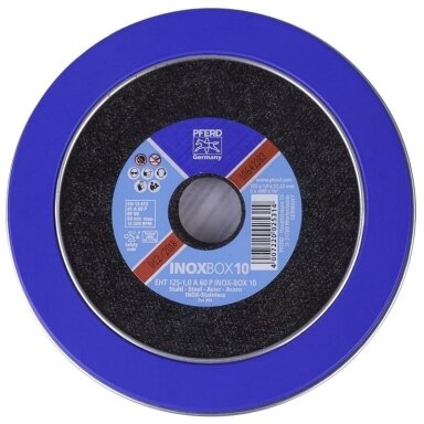 Metalo pjovimo diskas 125x1 Pferd (10vnt) Metalo pjovimo diskas 125x1 Pferd (10vnt)