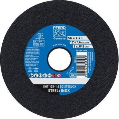 Metalo pjovimo diskas 125x1 Pferd Metalo pjovimo diskas 125x1 Pferd
