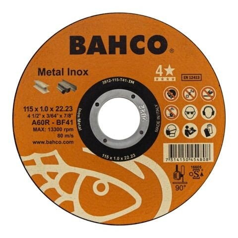 Metalo pjovimo diskas 125x1 Bacho (10vnt)