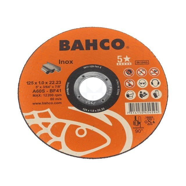 Metalo pjovimo diskas 125x1 Bacho