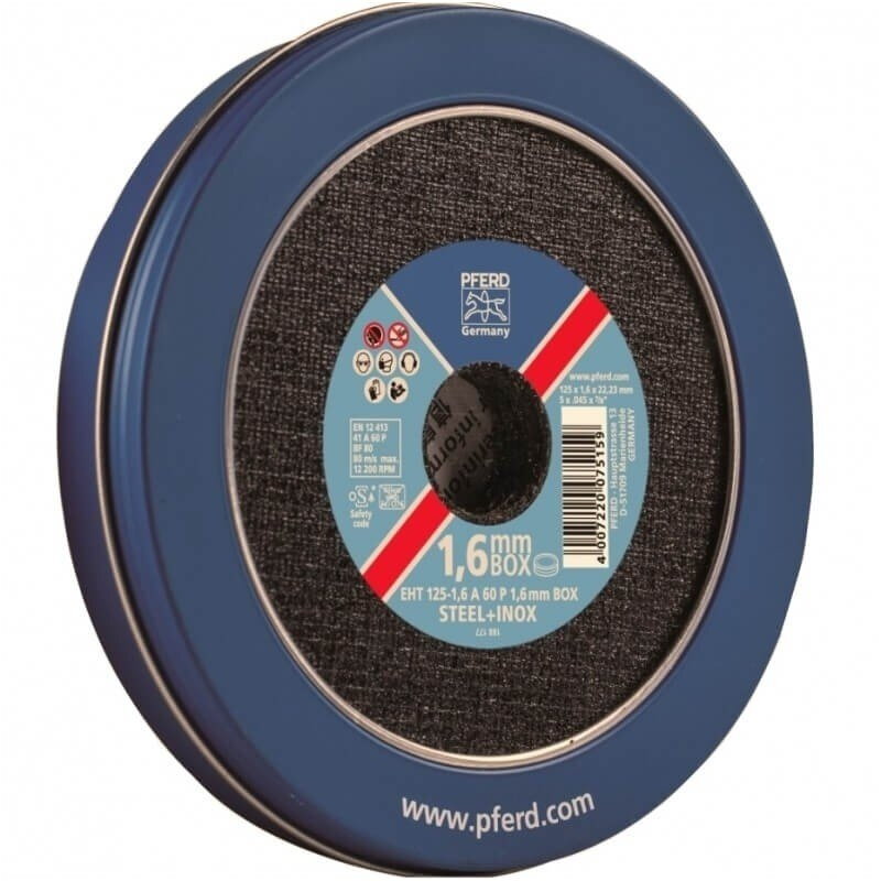 Metalo pjovimo diskas 125x1 Pferd (10vnt) 1 Metalo pjovimo diskas 125x1 Pferd (10vnt) 1