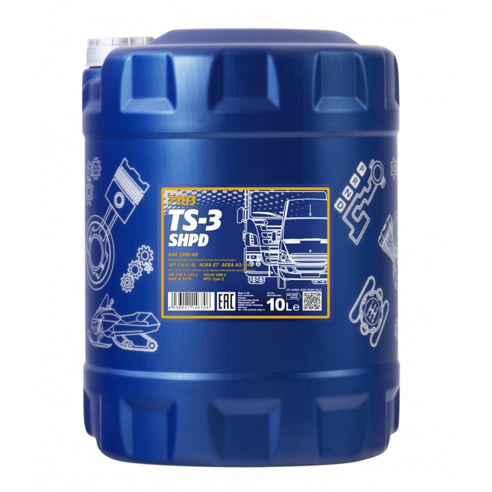 Mineralinė alyva 10l, 10W40 Mannol