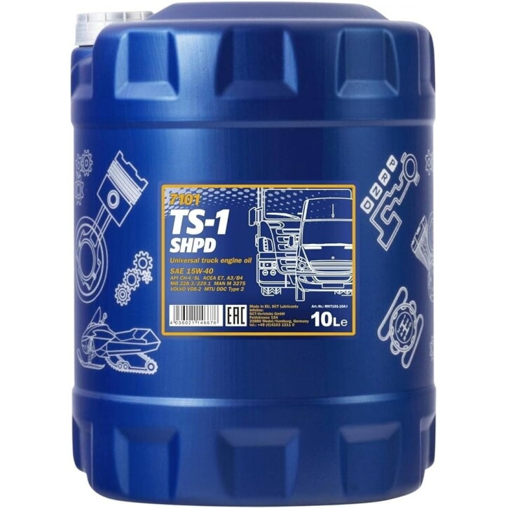 Mineralinė alyva 10l, 15W40 Mannol