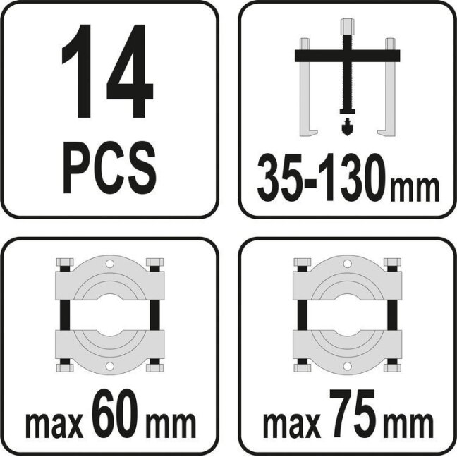 Nuėmėjų komplektas 14vnt 1