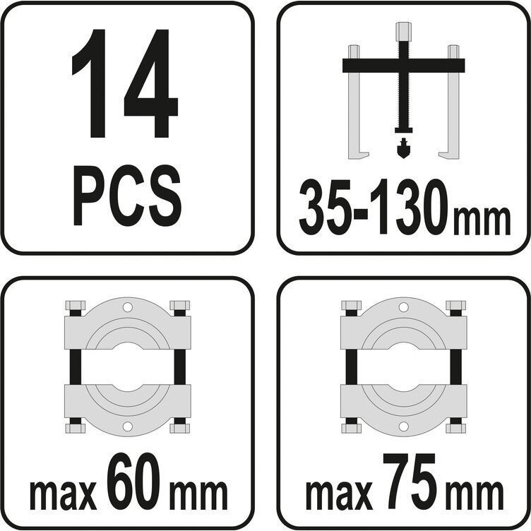 Nuėmėjų komplektas 14vnt 1