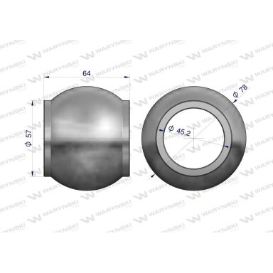 Prikabinimo obuolys 78x45x64