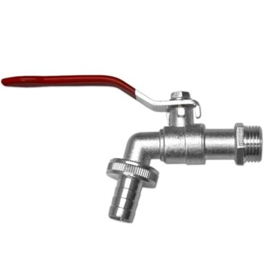 Rutulinis ventilis su antgaliu 3/4" (20mm)
