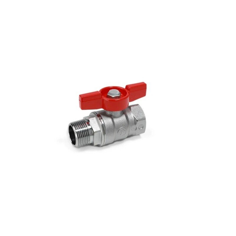 Rutulinis ventilis 3/8", vidus/išorė