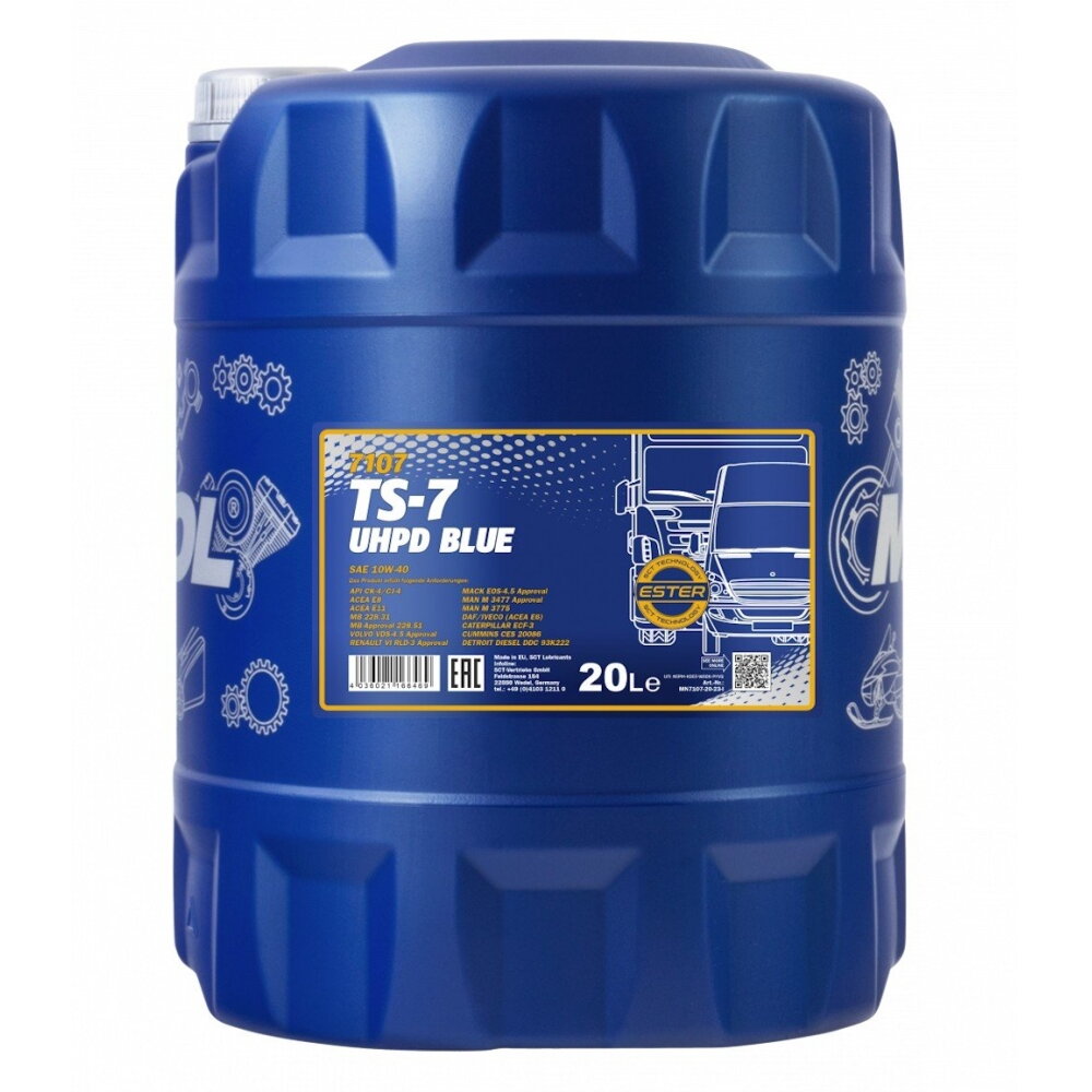 Sintetinė alyva 20l, 10W40 Mannol