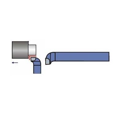 Skersinio tekinimo peilis 25X16X140, T15K6