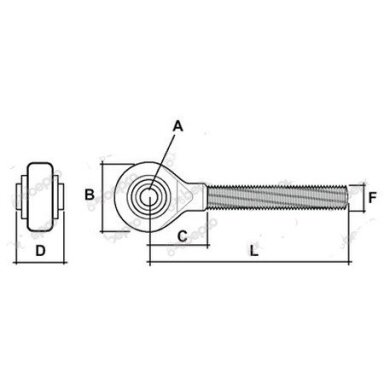 Traukės antgalis 215mm
