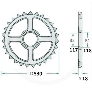 Volas 530mm